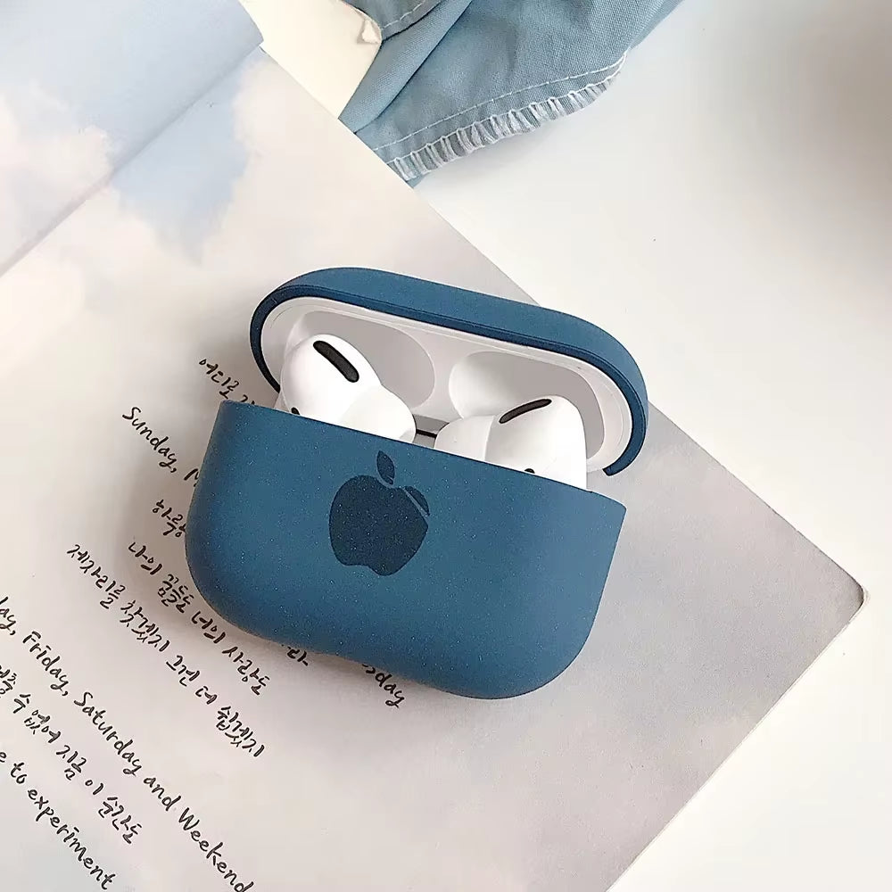 Cute Solid Color Earphone Case for Airpods Pro 3 2 1 Cases Hard PC Luxury Matte Texture Protective Cover for Airpod Case