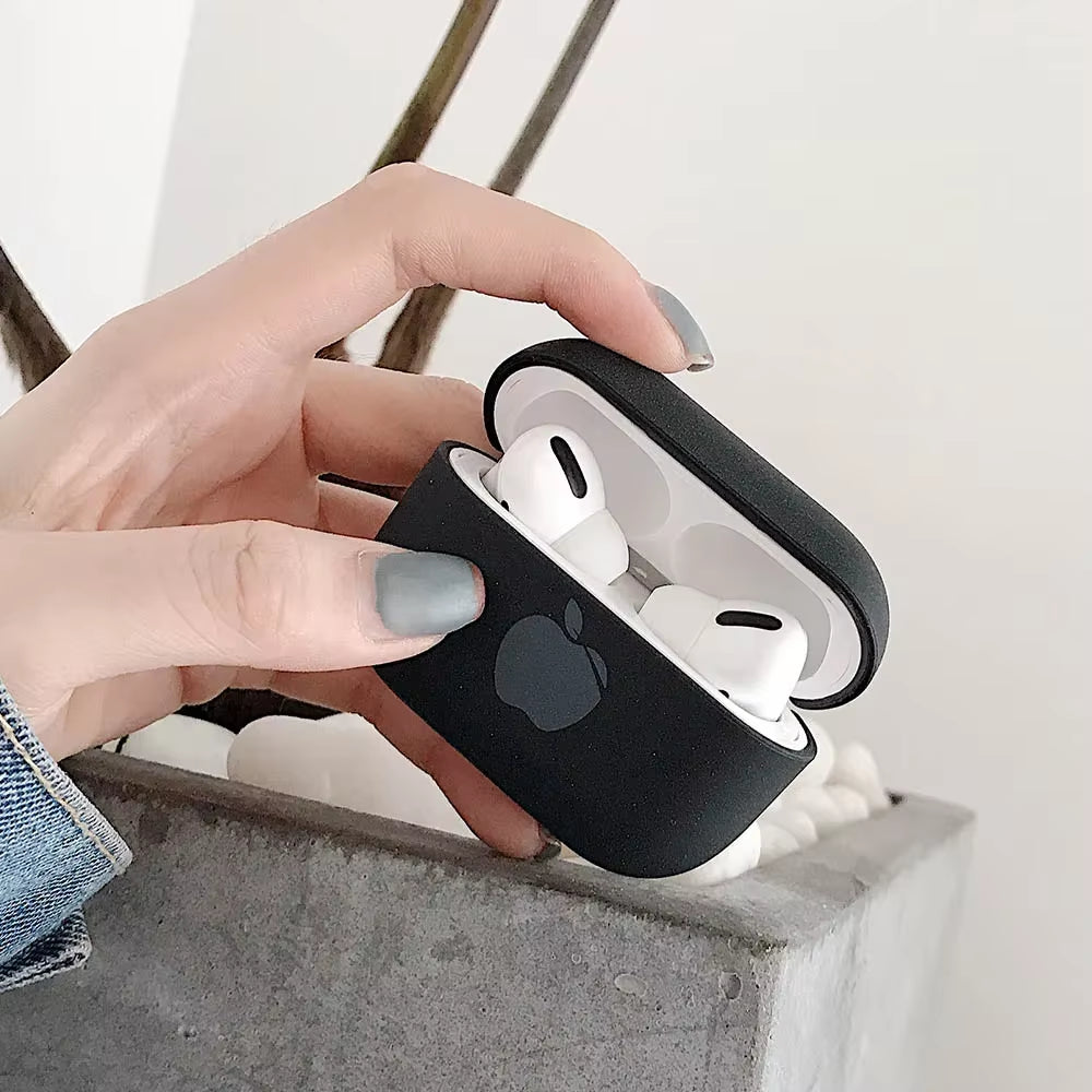 Cute Solid Color Earphone Case for Airpods Pro 3 2 1 Cases Hard PC Luxury Matte Texture Protective Cover for Airpod Case