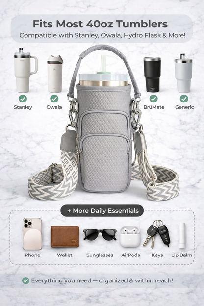 Sac de transport pour bouteille d'eau DrinkDuo 40oz