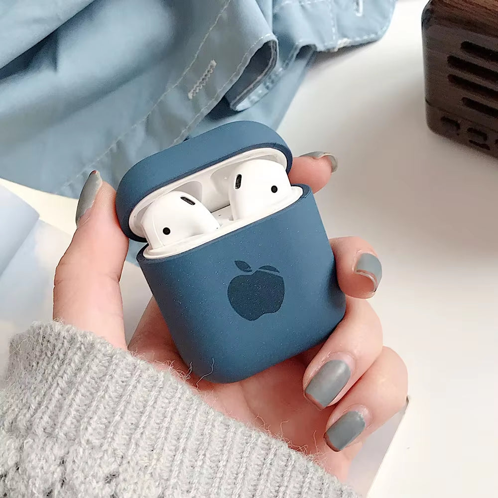 Cute Solid Color Earphone Case for Airpods Pro 3 2 1 Cases Hard PC Luxury Matte Texture Protective Cover for Airpod Case